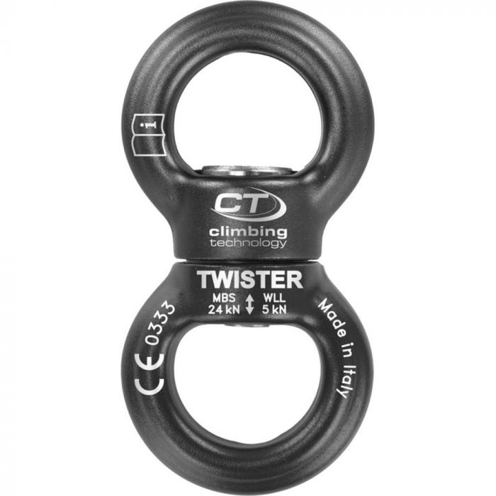 Krętlik CLIMBING TECHNOLOGY TWISTER BLACK