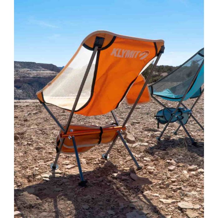 Krzesło składane KLYMIT RIDGELINE CAMP SHORT CHAIR ORANGE