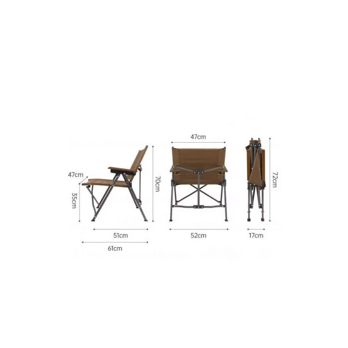 Krzesło turystyczne NATUREHIKE L04 FOLDING CHAIR (CNK2300JJ018)