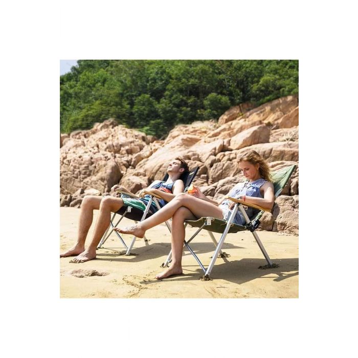 Krzesło turystyczne NATUREHIKE DECK CHAIR (NH17T003-Y) / KHAKI
