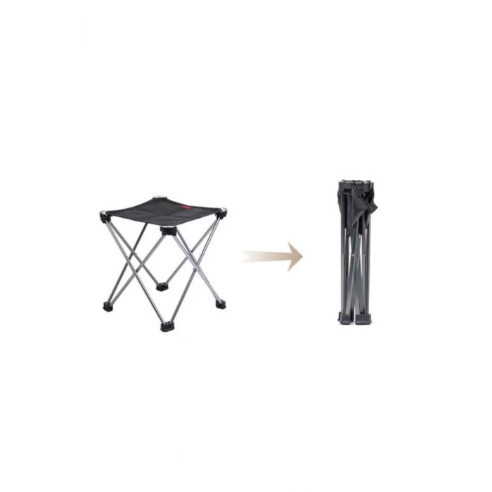 Krzesło turystyczne NATUREHIKE FOLDING STOOL NH20JJ019 BLACK