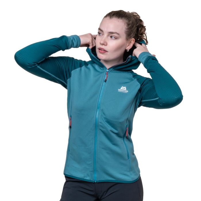 Kurtka damska MOUNTAIN EQUIPMENT ECLIPSE HOODED / TOPAZ MEDIEVEL