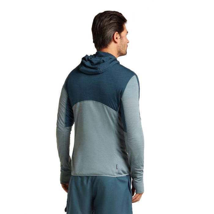 Kurtka męska ICEBREAKER MERINO 200 REALFLEECE DESCENDER LONG SLEEVE ZIP HOODIE