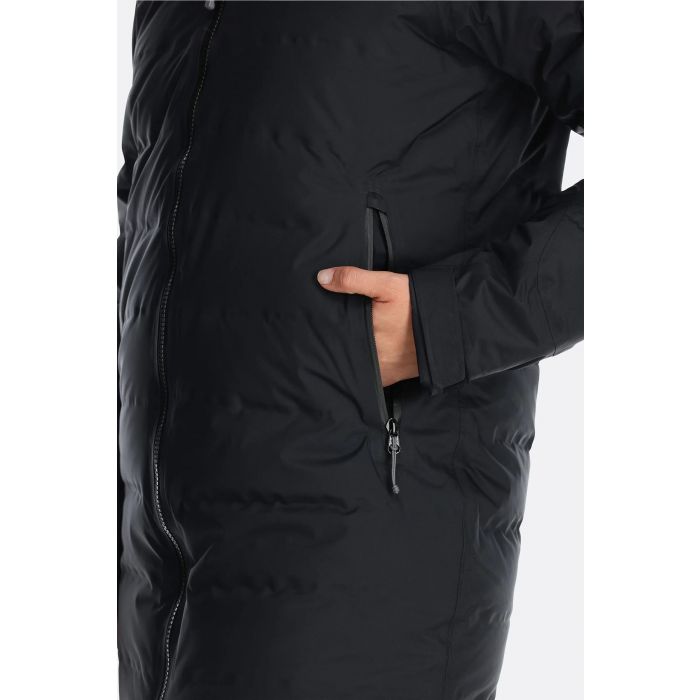 Kurtka damska RAB VALIANCE WATERPROOF DOWN PARKA / DEEP INK Kurtka damska RAB VALIANCE WATERPROOF DOWN PARKA / DEEP INK