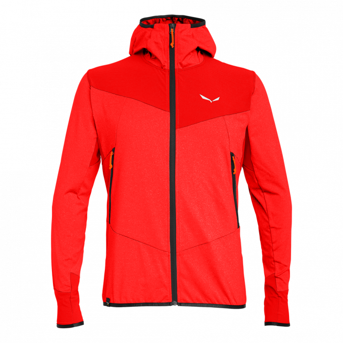 Kurtka męska SALEWA AGNER HYBRID PL / DST FZ HOODY