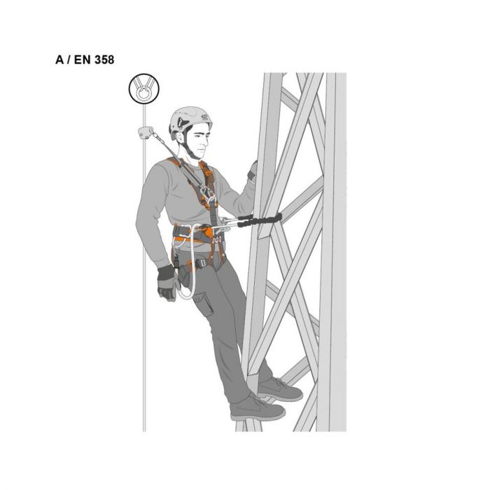 Lonża stabilizująca CLIMBING TECHNOLOGY FINCH+ 10M