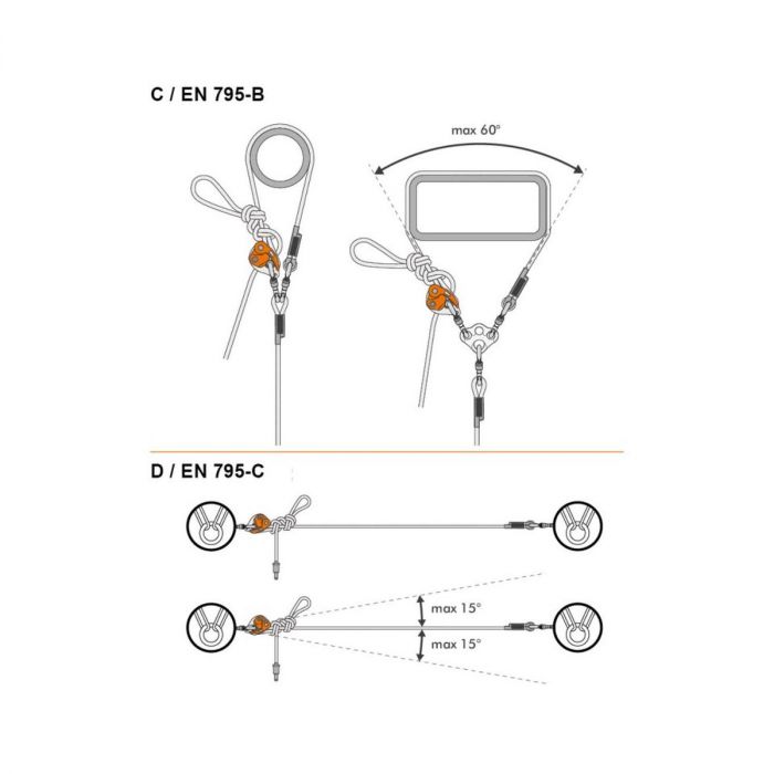 Lonża stabilizująca CLIMBING TECHNOLOGY FINCH+ 10M