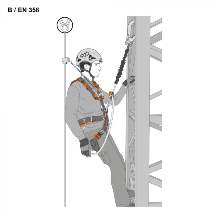 Lonża stabilizująca CLIMBING TECHNOLOGY FINCH+ SHELTER 5M