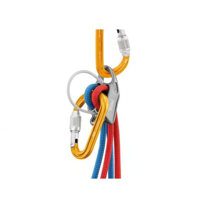 Karabinek PETZL ATTACHE SCREW LOCK GREY M038AA01