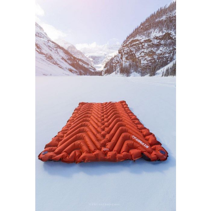 Materac dwuosobowy KLYMIT INSULATED DOUBLE V ORANGE