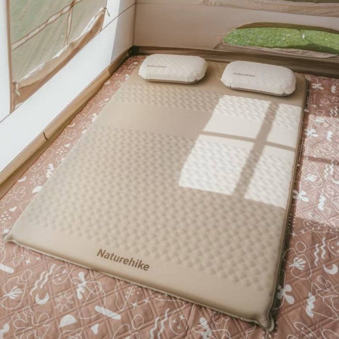 Mata samopompująca FEATHERBONE DOUBLE REGULAR WIDE 6,5CM (CNK2300WS012) / BROWN