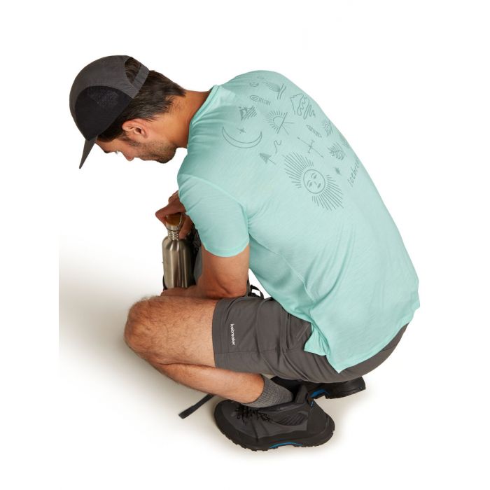 Koszulka męska merino ICEBREAKER COOL-LITE SPHERE III SS TEE EXPLORE