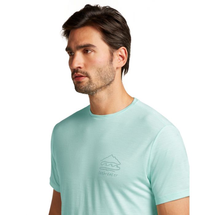 Koszulka męska merino ICEBREAKER COOL-LITE SPHERE III SS TEE EXPLORE