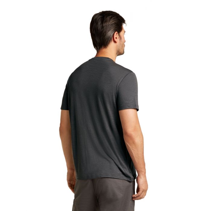 Koszulka męska merino ICEBREAKER TECH LITE SS TEE CATCH ME OUTS