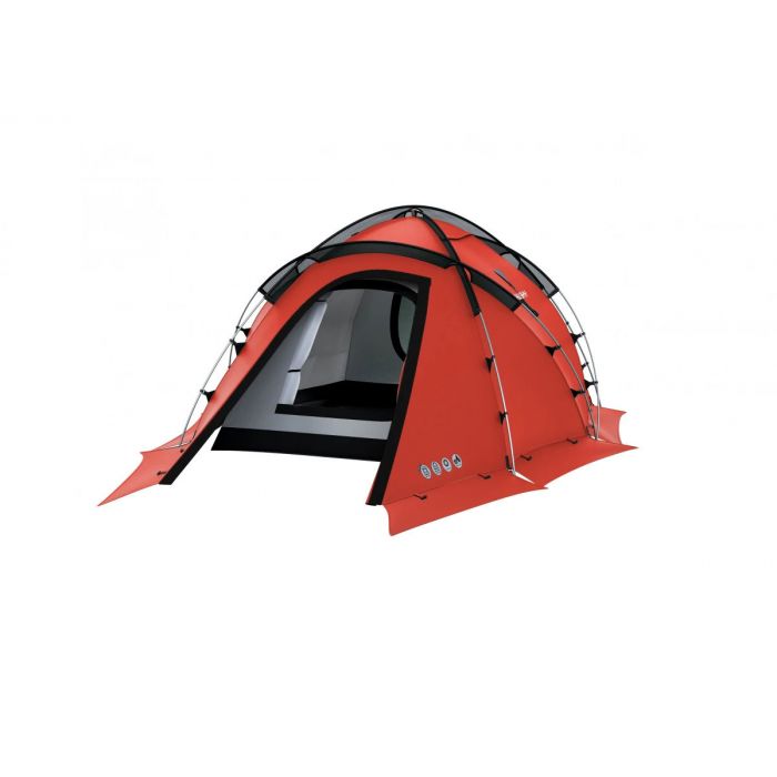 Namiot 3-4 osobowy wyprawowy HUSKY FIGHTER 3-4 EXTREME RED