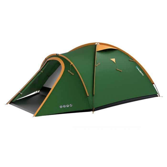 Namiot 3-osobowy HUSKY BIZON 3 CLASSIC GREEN