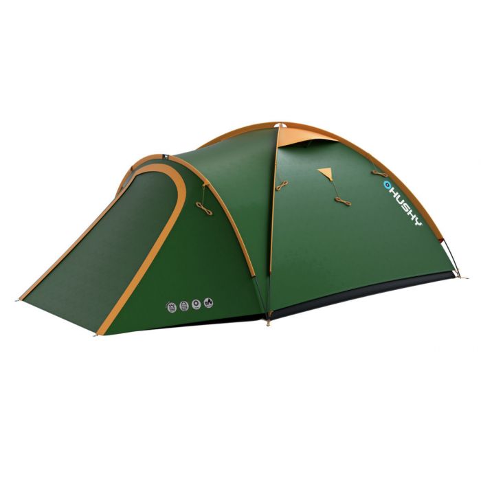 Namiot 3-osobowy HUSKY BIZON 3 CLASSIC GREEN