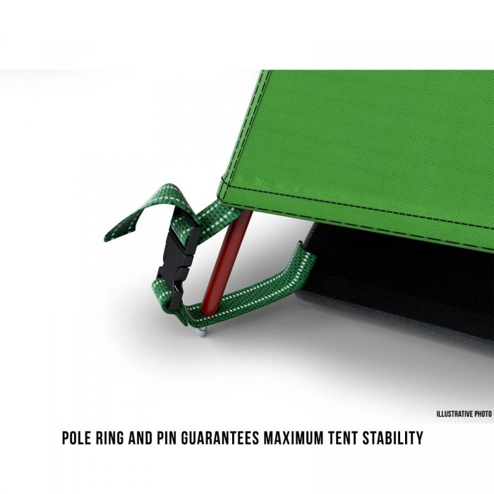 Namiot 4-osobowy lekki HUSKY BRIGHT 4 GREEN