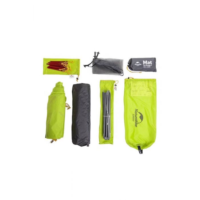 Namiot NATUREHIKE MONGAR 2 (NH17T007-M) / LIGHT GREY - DARK GREEN