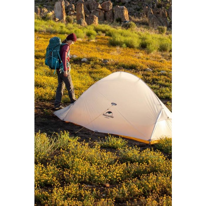 Namiot NATUREHIKE CLOUD UP 2 10D (NH19ZP017) / WHITE-YELLOW 