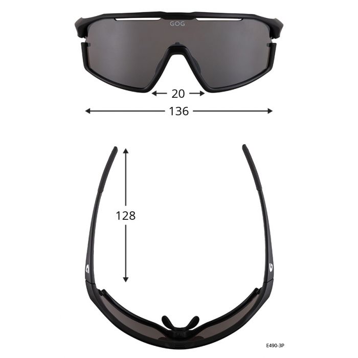 Okulary GOG ANNAPURNA E490-3P / PINK-BLACK