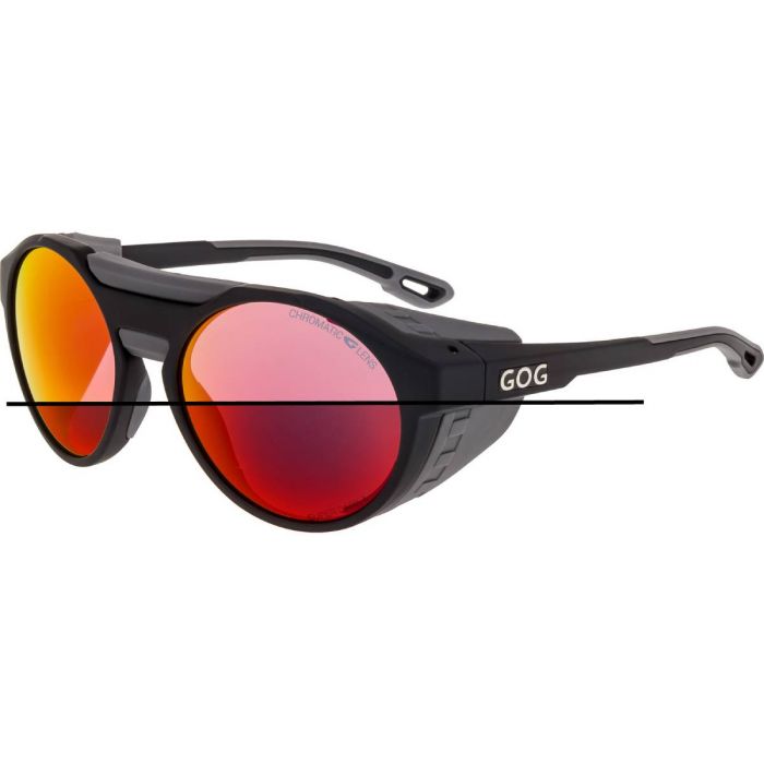 Okulary GOG MANASLU (E495-2) / BLACK-RED