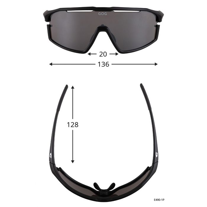 Okulary GOG ANNAPURNA (E490-1P) / BLACK 
