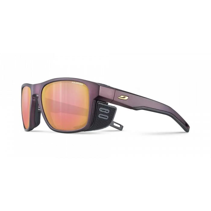 Okulary JULBO SHIELD M / POLARIZED 3CF / BURGUNDY-GOLD (J5449426)