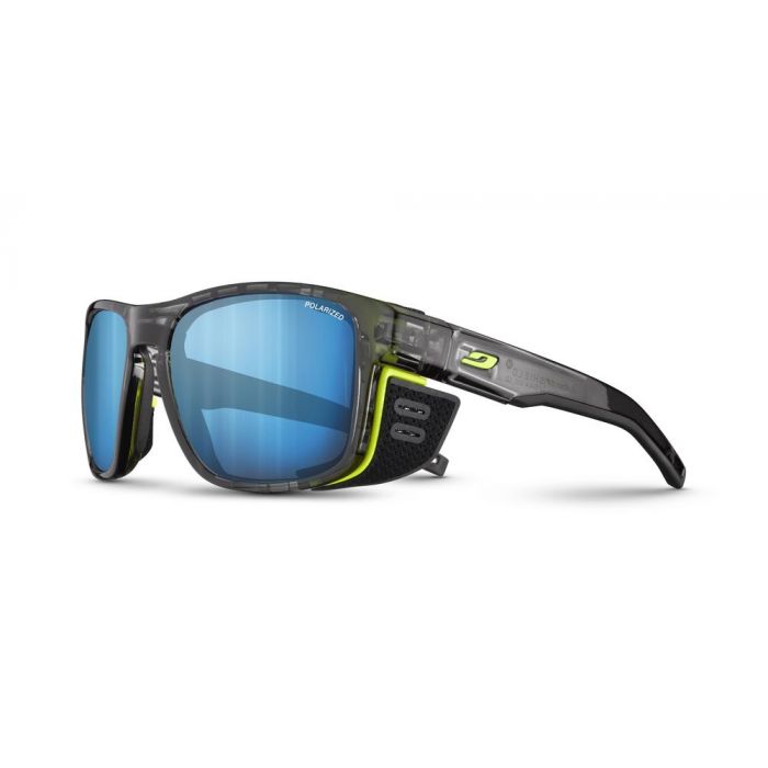 Okulary JULBO SHIELD / POLARIZED 4HD / SHINY TRANSLUCENT BLACK-YELLOW (J5069515)