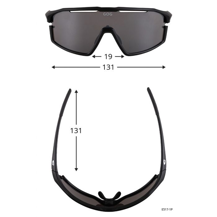 Okulary GOG RAGNAROK BLACK E517-1P