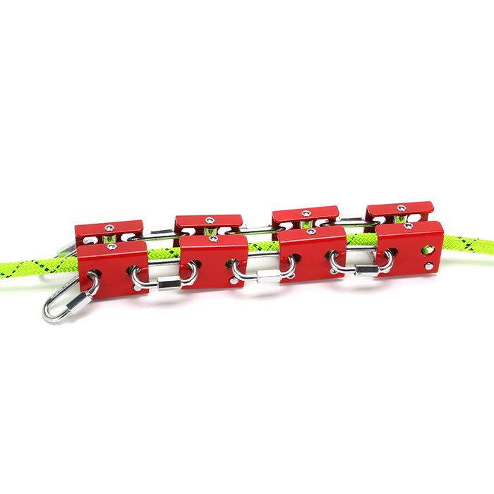 Osłona liny AT HEIGHT STEEL EDGEGUARD ROLLER BOX RED