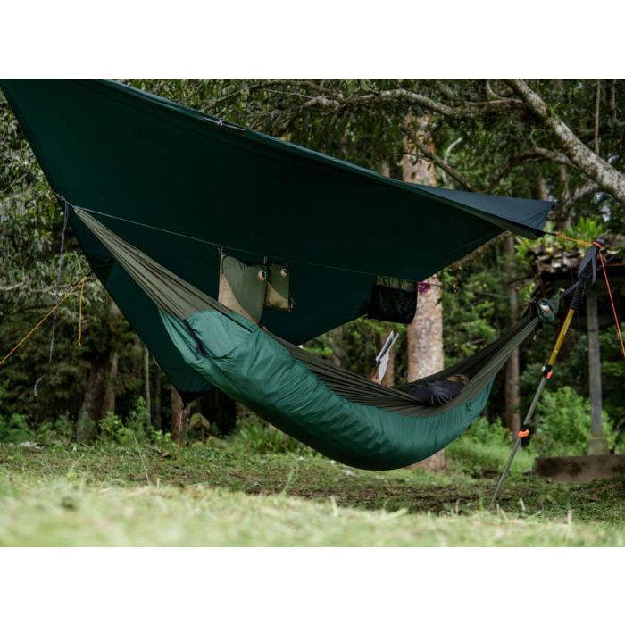 Osłona - zadaszenie hamaka TICKET TO THE MOON TARP DARK GREEN