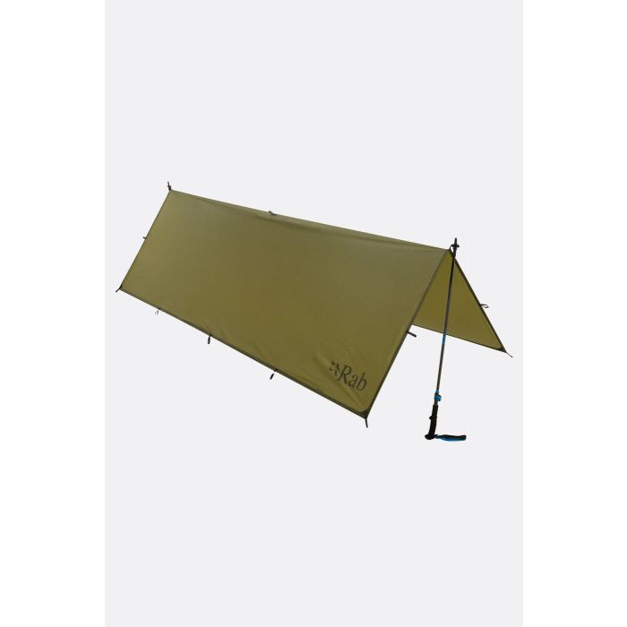 Płachta biwakowa - tarp RAB SILTRAP 1 OLIVE