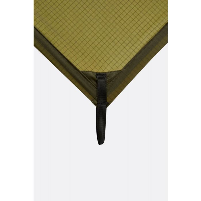 Płachta biwakowa - tarp RAB SILTRAP 1 OLIVE