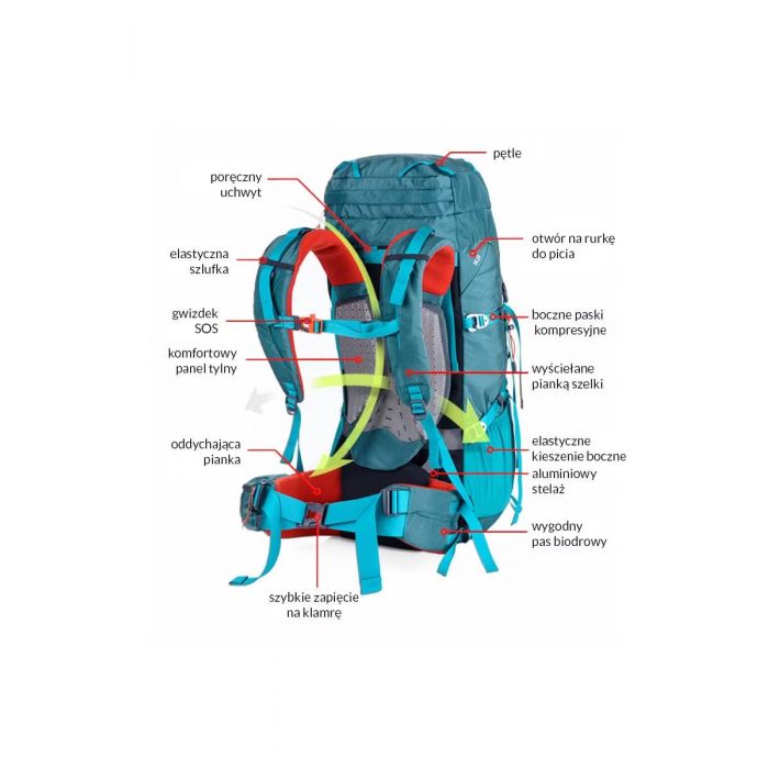 Plecak NATUREHIKE HIKING 55L (NH16Y020-Q)
