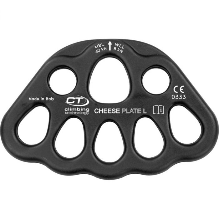 Płytka stanowiskowa CLIMBING TECHNOLOGY CHEESE PLATE LARGE BLACK