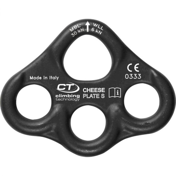 Płytka stanowiskowa CLIMBING TECHNOLOGY CHEESE PLATE SMALL BLACK
