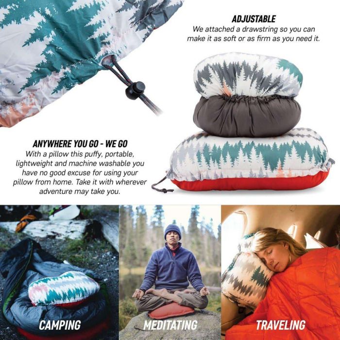 Poduszka GRAND TRUNK ADJUSTABLE TRAVEL PILLOW SLATE GREY