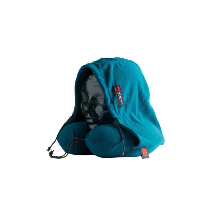 Poduszka z kapturem GRAND TRUNK HOODED NECK TRAVEL PILLOW PEACOCK GREEN