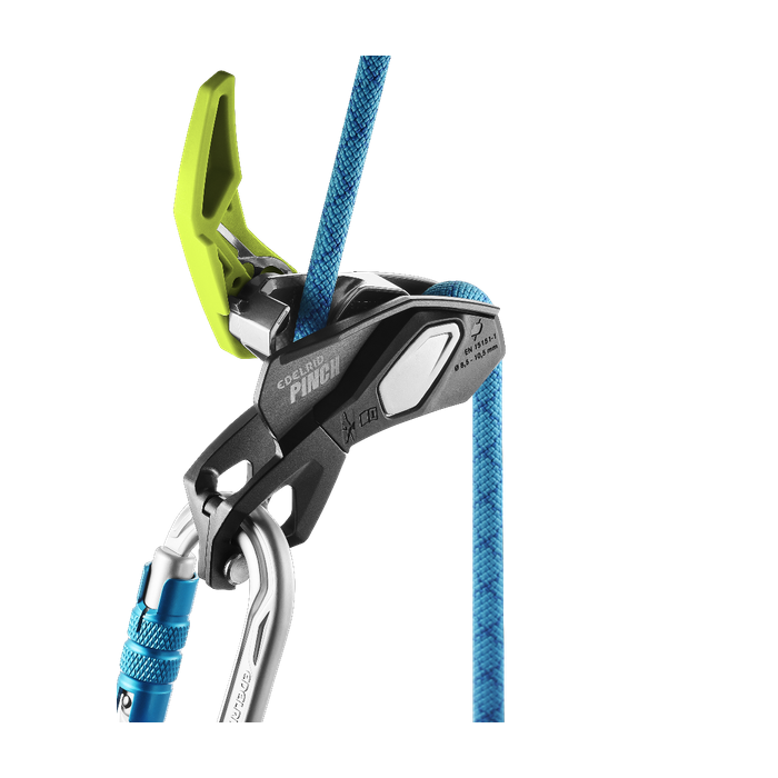 Przyrząd asekuracyjny EDELRID PINCH ANTHRACITE / OASIS