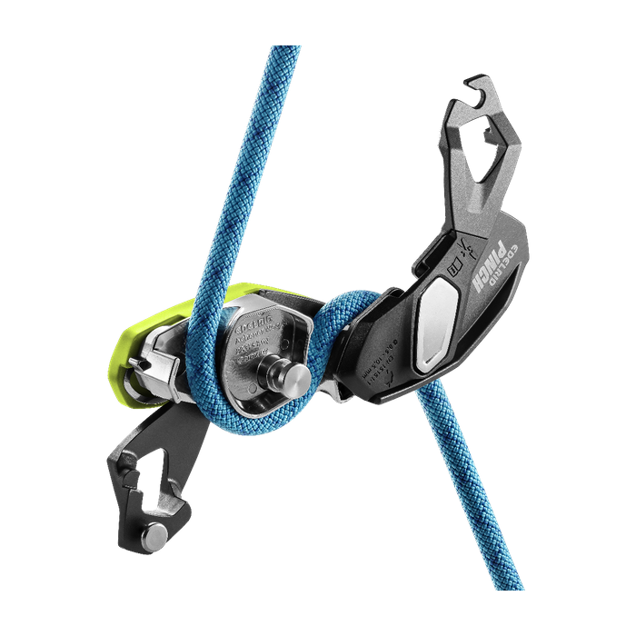 Przyrząd asekuracyjny EDELRID PINCH ANTHRACITE / OASIS