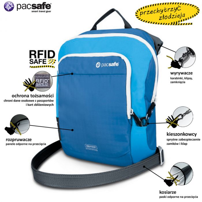 Torebka PASCASFE VENTURESAFE 200 GII / OCEAN BLUE
