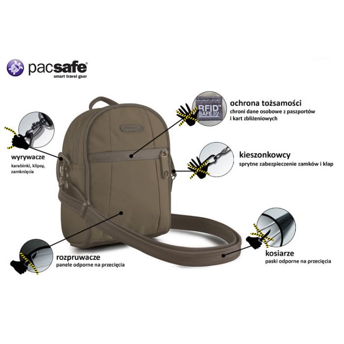 Torebka PACSAFE METROSAFE 100 GII