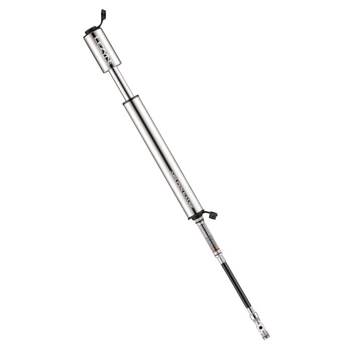 Pompka rowerowa LEZYNE GAUGE DRIVE HV M ABSMAN 90PSI 232MM / SREBRNA