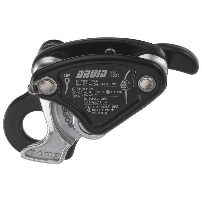 Przyrząd zjazdowy CAMP DRUID BLACK