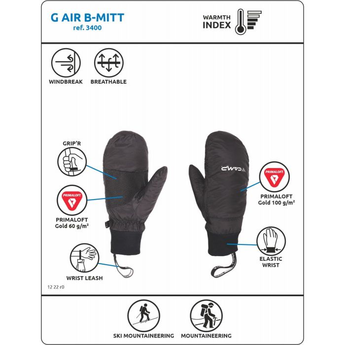 Rękawice z jednym palcem CAMP G AIR B-MITT (3400)