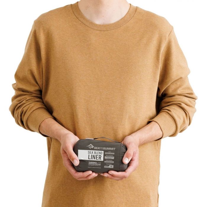 Wkładka do śpiwora SEA TO SUMMIT SILK BLEND LINER MUMMY COMPACT Wkładka do śpiwora SEA TO SUMMIT SILK BLEND LINER MUMMY COMPACT