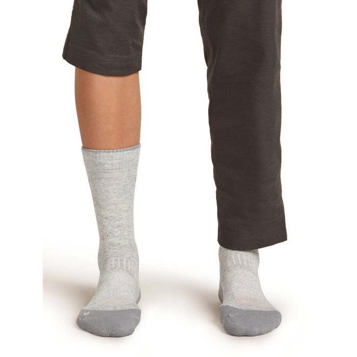 Skarpety damskie ICEBREAKER HIKE + LITE CREW BLIZZARD/ALLOY