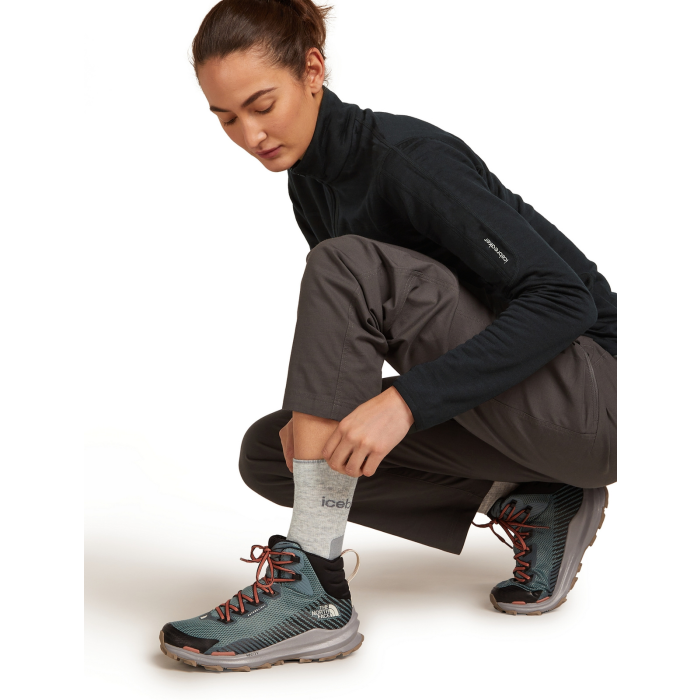 Skarpety damskie ICEBREAKER HIKE + LITE CREW BLIZZARD/ALLOY