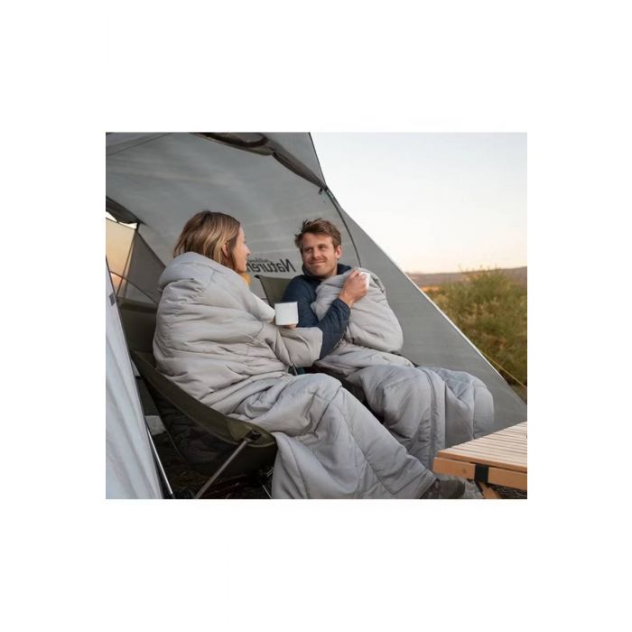 Śpiwór NATUREHIKE DOUBLE WITH PILLOW (NH21MSD05) / GRAYISH BROWN